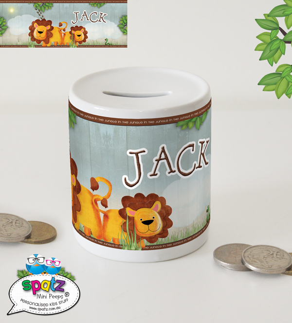 Personalised Kids Money Boxes / Piggy Banks SPATZ Mini Peeps®