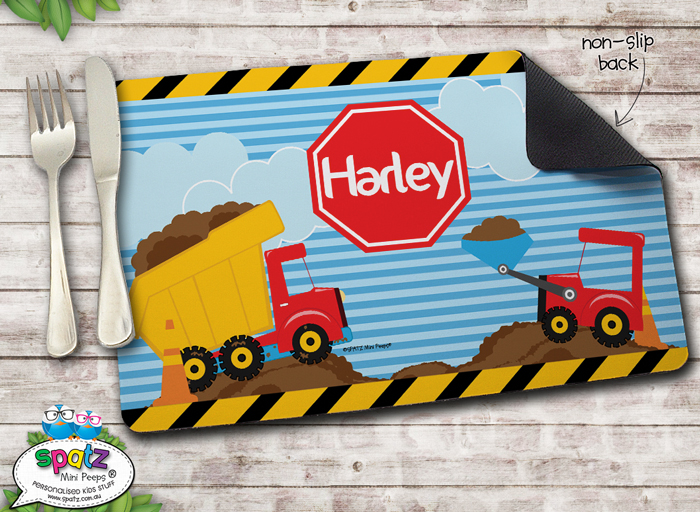 Personalised Non Slip Kids Placemats SPATZ Mini Peeps®