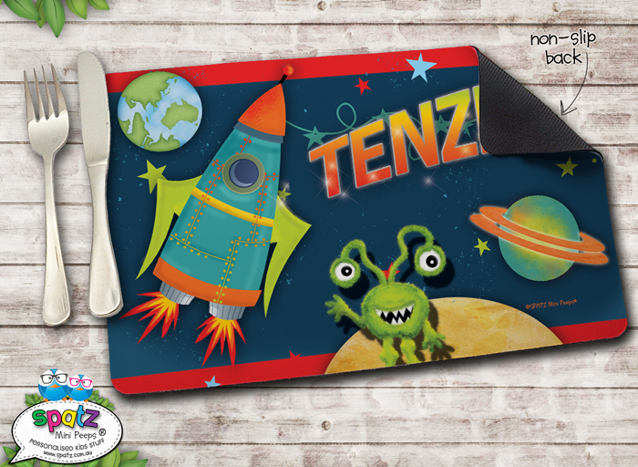 Personalised Non Slip Kids Placemats SPATZ Mini Peeps®