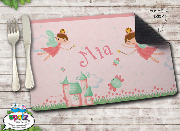 Personalised Non Slip Kids Placemats SPATZ Mini Peeps®