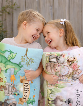 Personalised Kids Fleece Pillowcases