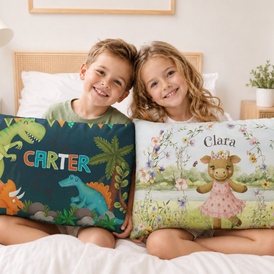 Personalised Kids Pillowcases With A Custom Name