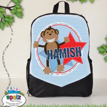 Kids Backpack, Personalised kids Bags, Kids Bags For School, Childrens Backpack, medium backpack, medium back-pack, kids back pack, kids kinder bag, kids bag with name, Kindy Bag