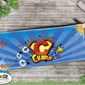 kids pencil case, kids pencilcase, kids pencil case with name, kids birthday gift idea, personalised kids pencil case, kids character pencil case, first day at school gift