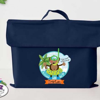library Bags For Kids, waterproof library bag, kids book bag, library bag with handles, library bag with name, kids library bag, school library bag, Personalised Kids Library Bag