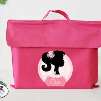 library Bags For Kids, waterproof library bag, kids book bag, library bag with handles, library bag with name, kids library bag, school library bag, Personalised Kids Library Bag