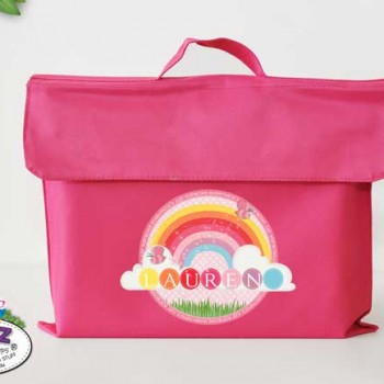 library Bags For Kids, waterproof library bag, kids book bag, library bag with handles, library bag with name, kids library bag, school library bag, Personalised Kids Library Bag