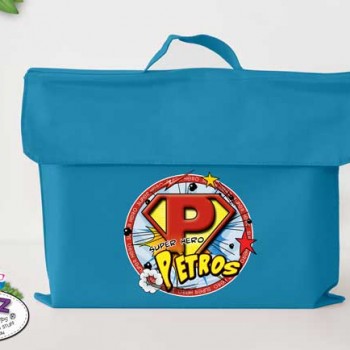 library Bags For Kids, waterproof library bag, kids book bag, library bag with handles, library bag with name, kids library bag, school library bag, Personalised Kids Library Bag