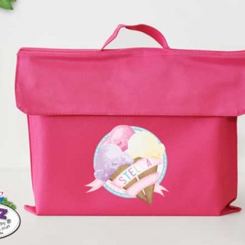 library Bags For Kids, waterproof library bag, kids book bag, library bag with handles, library bag with name, kids library bag, school library bag, Personalised Kids Library Bag