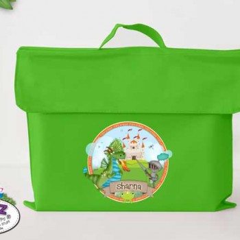 library Bags For Kids, waterproof library bag, kids book bag, library bag with handles, library bag with name, kids library bag, school library bag, Personalised Kids Library Bag