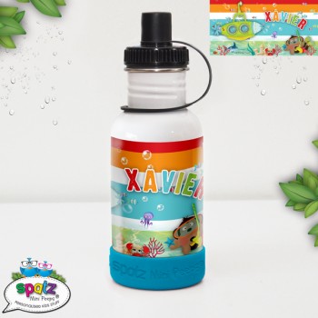 Kids Stainless Steel Drink water bottle name BPA free personalised