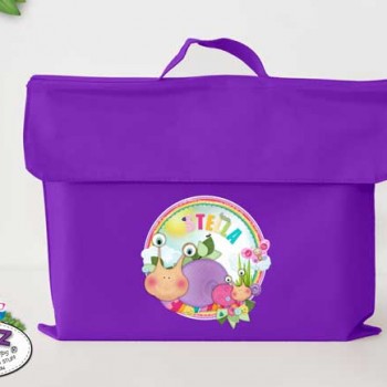 library Bags For Kids, waterproof library bag, kids book bag, library bag with handles, library bag with name, kids library bag, school library bag, Personalised Kids Library Bag