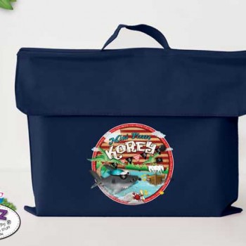 library Bags For Kids, waterproof library bag, kids book bag, library bag with handles, library bag with name, kids library bag, school library bag, Personalised Kids Library Bag Shark Pirate