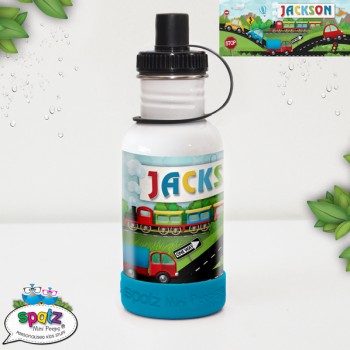 Kids Stainless Steel Drink bottle name, Kids drink Bottle, Bottle Pop top, Straw Top drink bottle, BPA Free drink bottle