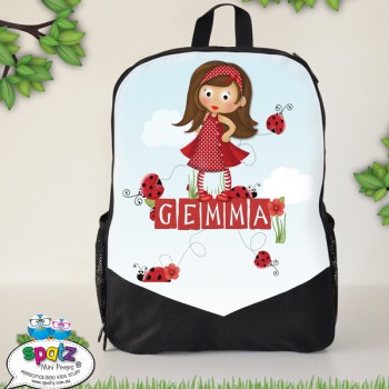 Kids Backpack, Personalised kids Bags, Kids Bags For School, Childrens Backpack, medium backpack, medium back-pack, kids back pack, kids kinder bag, kids bag with name, Kindy Bag