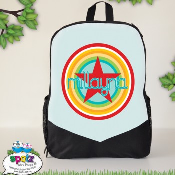 Kids Backpack, Personalised kids Bags, Kids Bags For School, Childrens Backpack, medium backpack, medium back-pack, kids back pack, kids kinder bag, kids bag with name, Kindy Bag