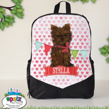 Kids Backpack, Personalised kids Bags, Kids Bags For School, Childrens Backpack, medium backpack, medium back-pack, kids back pack, kids kinder bag, kids bag with name, Kindy Bag
