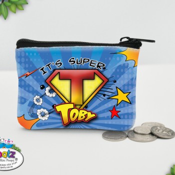Personalised Kids Coin Purse Wallet Kids Money Bag Holder