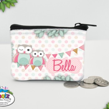 Personalised Kids Coin Purse Wallet Kids Money Bag Holder