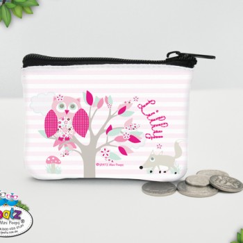 Personalised Kids Coin Purse Wallet Kids Money Bag Holder