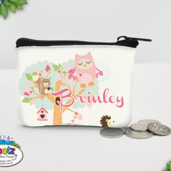 Personalised Kids Coin Purse Wallet Kids Money Bag Holder