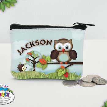 Personalised Kids Coin Purse Wallet Kids Money Bag Holder