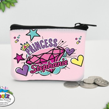 Personalised Kids Coin Purse Wallet Kids Money Bag Holder