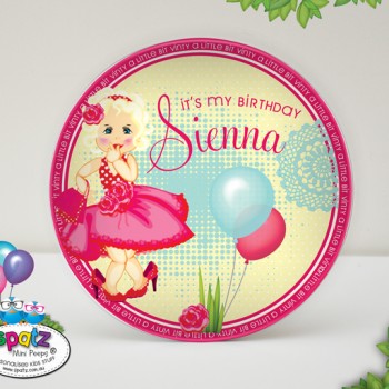 kids plate, kids gift, name on plate, kids party plate, my first birthday gift, birthday gift idea kids, My first birthday plate, birthday keepsake, personalised kids plate, kids plastic plate, drop proof kids plate, BPA Free Plate, My 1st Birthday Plate