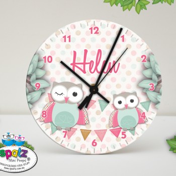 personalised kids clock