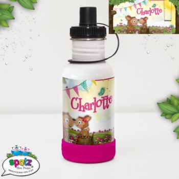 Kids Stainless Steel Drink water bottle name BPA free personalised