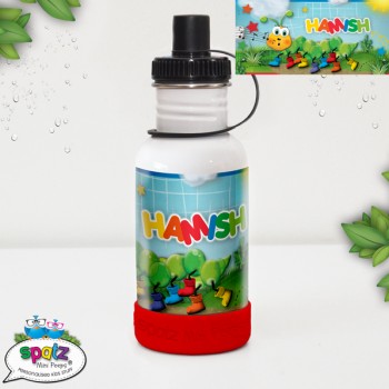 Kids Stainless Steel Drink water bottle name BPA free personalised