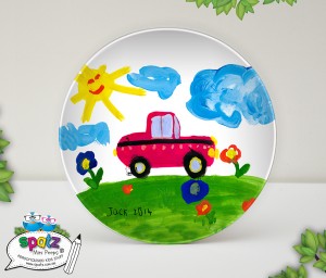 Design Your Own Personalised Plate Kids Art On A Plate