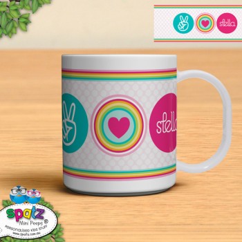 kids plastic mug gift keepsake dinner unbreakable BPA free