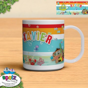 kids plastic mug gift keepsake dinner unbreakable BPA free