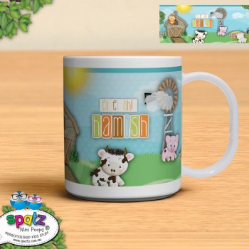 kids plastic mug gift keepsake dinner unbreakable BPA free
