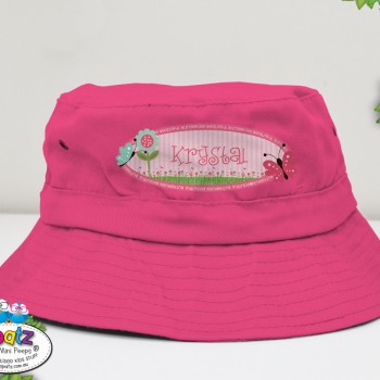 kids bucket hat, toddler hat, personalised toddler hat, kids hat, kids beach hat, adjustable hat kids, kids pull cord hat, cancer council hat, good beach hat for kids, kids sun hat, hat with name, custom child hat