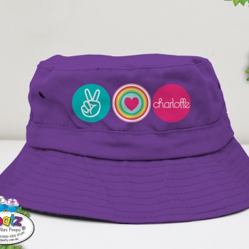 kids bucket hat, toddler hat, personalised toddler hat, kids hat, kids beach hat, adjustable hat kids, kids pull cord hat, cancer council hat, good beach hat for kids, kids sun hat, hat with name, custom child hat