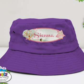 kids bucket hat, toddler hat, personalised toddler hat, kids hat, kids beach hat, adjustable hat kids, kids pull cord hat, cancer council hat, good beach hat for kids, kids sun hat, hat with name, custom child hat
