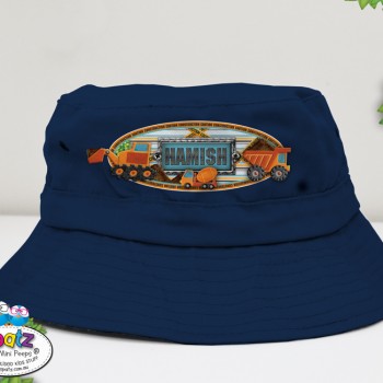 kids bucket hat, toddler hat, personalised toddler hat, kids hat, kids beach hat, adjustable hat kids, kids pull cord hat, cancer council hat, good beach hat for kids, kids sun hat, hat with name, custom child hat