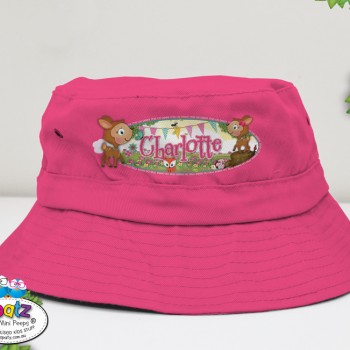 kids bucket hat, toddler hat, personalised toddler hat, kids hat, kids beach hat, adjustable hat kids, kids pull cord hat, cancer council hat, good beach hat for kids, kids sun hat, hat with name, custom child hat