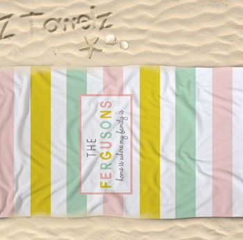 Personalised Beach Towels, bath towel, adults beach towel, adults personalised beach towel, adults beach towel with name, name bath towel, monogrammed bath towel, keepsake towel, quick dry towel