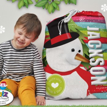 santa sack, kids santa sack, santa sack with name