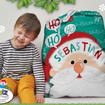 kids santa sack, santa sack with name, my first christmas santa sack