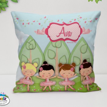 Ballet Ballerinas Cushion