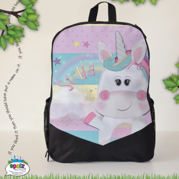 Personalised Kids Backpack Unicorn Sparkles