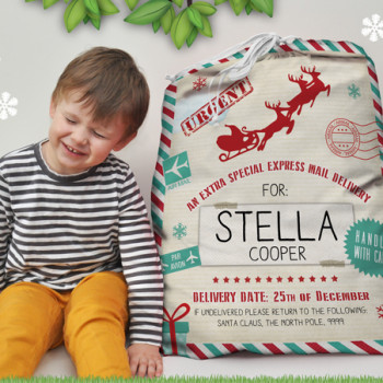 santa sack post bag delivery