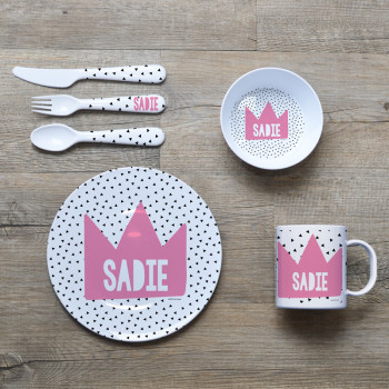 Princess Plate Bowl Cup Dinnerset