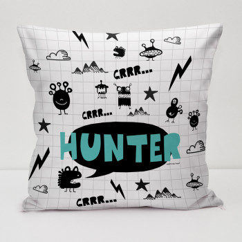 Monsters Personalised Kids Cushion