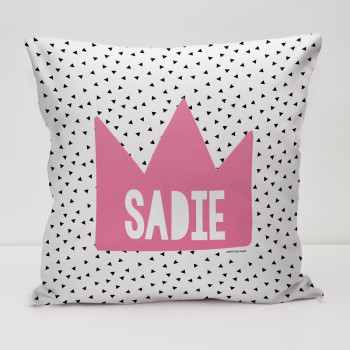 Princess Cushion Kids Bedroom Personalised Name