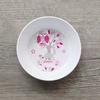 Hoot Owl Kids Bowl Melamine